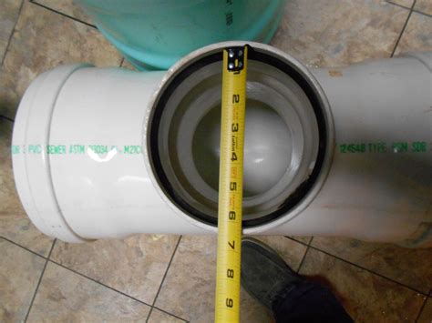 PVC 12 X 6 90 FITTING T PSM SDR 35 GASKETED SEWER PIPE D3034 EBay