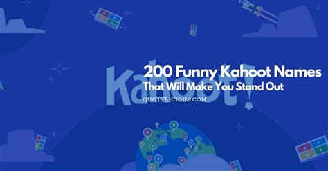 200 Funny Kahoot Names That Will Make You Stand Out