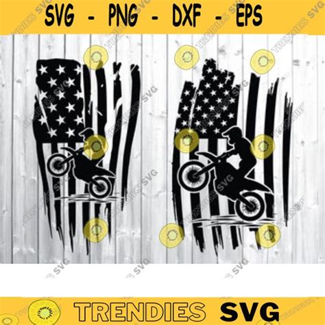 Dirt Bike Svg Dirt Bike Flag Bike Dirt Motorcycle Motocross Moto Svg