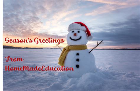 Best Wishes for the festive season – HomeMade Education