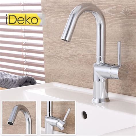 Ideko Robinet Mitigeur Lavabo Salle De Bain Design Moderne Degrosse