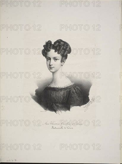 Marie Christine Caroline dOrléans Mademoiselle de Valois 1825