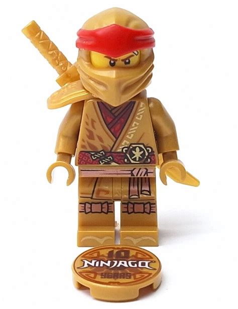 Lego Ninjago Legacy Kai Minifigure 10th Anniversary Golden Ninja