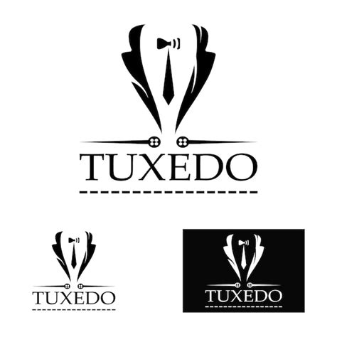 Premium Vector Tuxedo Icon And Logo For Menswear Design Template And