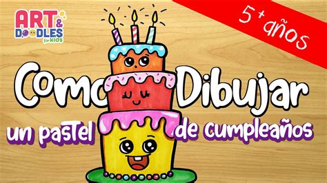 Cómo Dibujar Un Pastel De CumpleaÑos Fácil Youtube