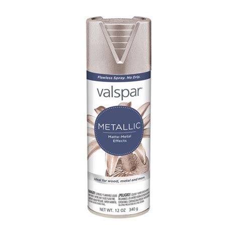 Valspar Matte Brushed Nickel Metallic Spray Paint (Actual Net Contents ...