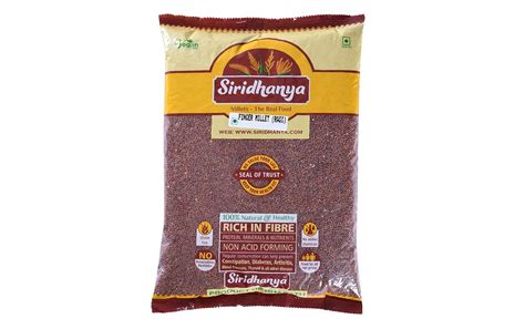 Siridhanya Finger Millet Ragi Pack Kilogram Reviews Nutrition