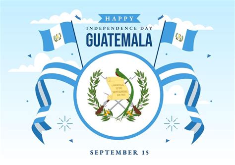 Ilustraci N Del Vector Del D A De La Independencia De Guatemala El