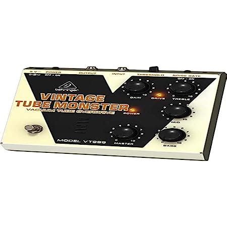 Amazon Behringer Vintage Tube Monster Vt Pedal Para Efectos De