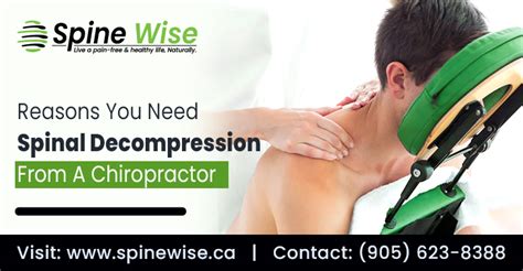 Reasons You Need Spinal Decompression From A Chiropractor Spinewise Chiropractor Bowmanville