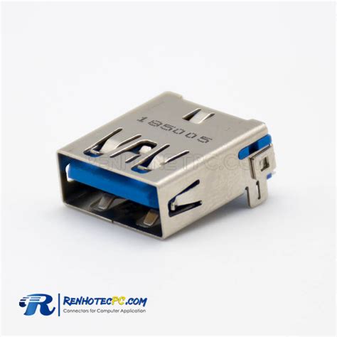 Type A Media 9 Pin Female Dip Usb30 Connector