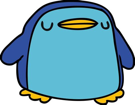 kawaii de dessin animé d un pingouin mignon 11180062 Telecharger