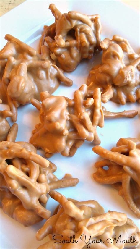 Butterscotch Haystacks Crunchy Salty Chow Mein Noodles And Peanuts Covered In Butterscotch