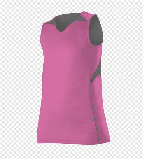 Camisa sin mangas de hombro rosa m jersey de baloncesto liso púrpura