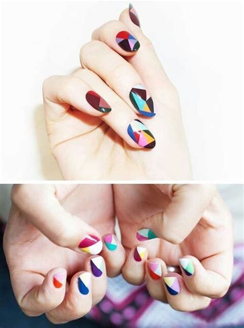 Nail Nagel için 900 fikir tırnak oje tırnak sanatı Geometric