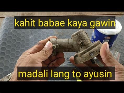 How To Fixed Grass Cutter Head Gearbox Paanu Ayusin Ang Mower Head