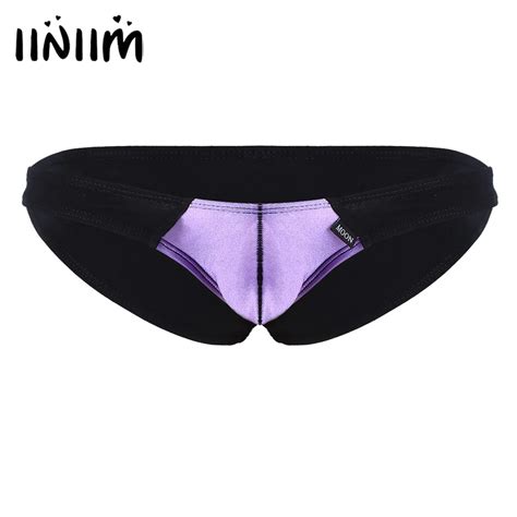 Mens Lingerie Sexy Gay Panties Block Bulge Pouch Low Rise Stretchy