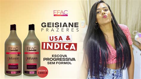 Geisiane Prazeres Usa E Indica Nossa Progressiva Formol Infusion Max