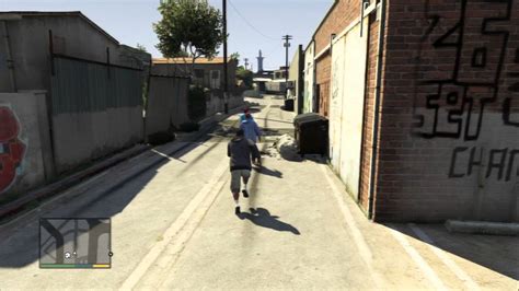 Grand Theft Auto V Franklin Clinton Beats Up Two Guys In The Alley