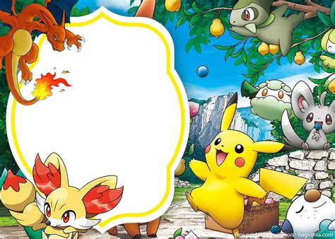 Free Pokemon Party Invitations Printable Templates Printable