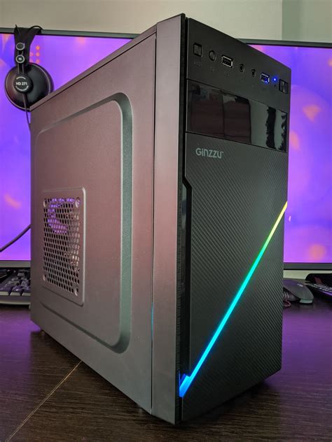 Корпус Ginzzu D400 RGB без БП — купить по низкой цене в интернет ...