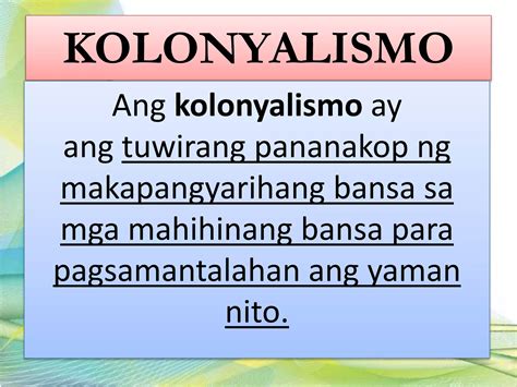 Ap7 Q3 Aralin1 Ikalawang Yugto Ng Imperyalismo At Kolonyalismo Sa Silangan At Timog Silangang