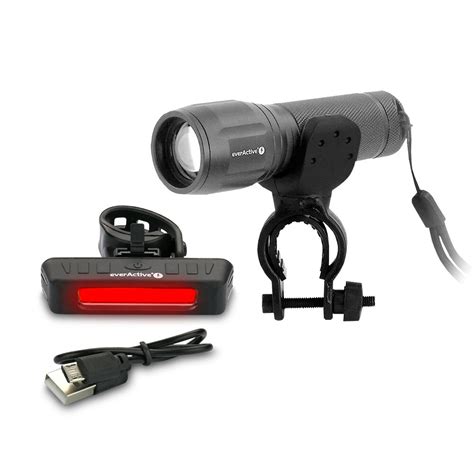 Zestaw Lampek Rowerowych Led Everactive Fl Cree Xp G Lumen W