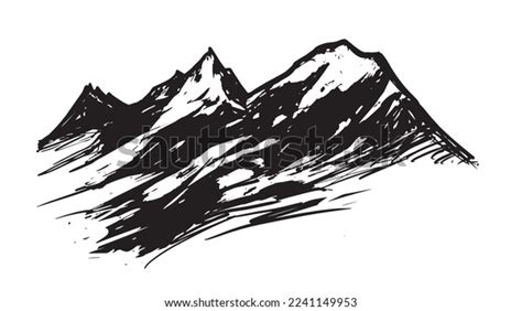 Rocky Mountains Hand Drawn Style Vector Stock Vector (Royalty Free ...