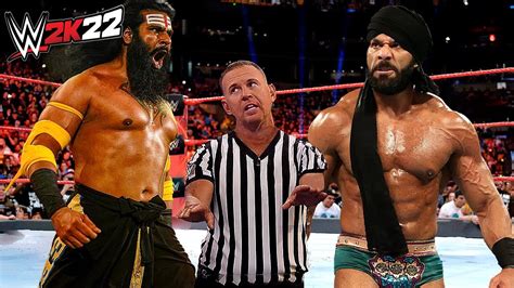 Veer Mahaan Vs Jinder Mahal WWE 2K22 YouTube