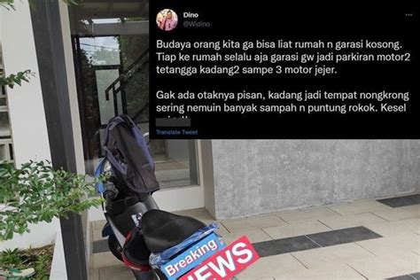 Viral Curhat Tetangga Parkir Kendaraan Di Rumah Orang