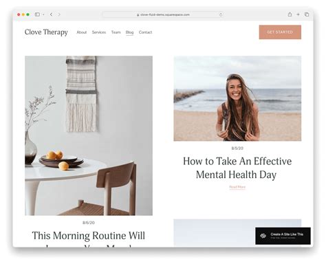 Best Squarespace Blog Templates Marie Tech It