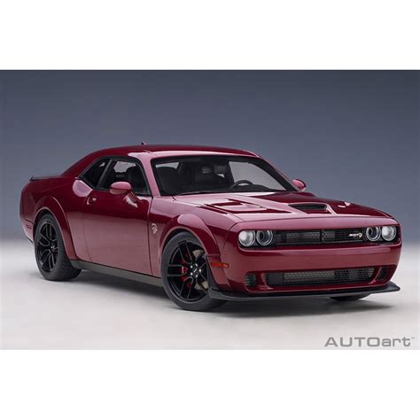 Autoart 1 18 Dodge Challenger Srt Hellcat Widebody 2018 Octane Red