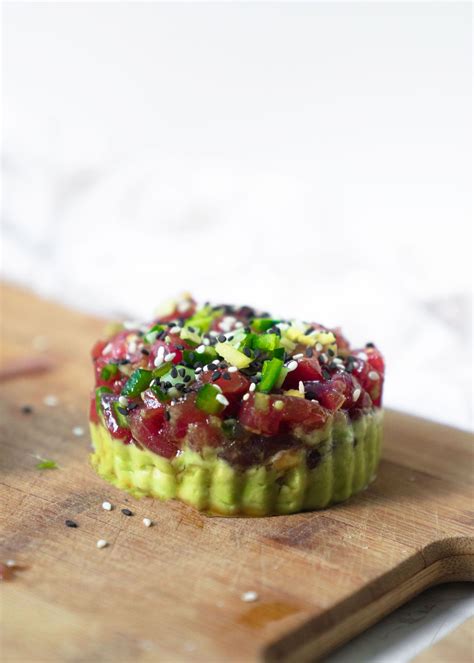 Tuna Tartare Poke Bowls With Wasabi Avocado IVGreenhouse Exploring