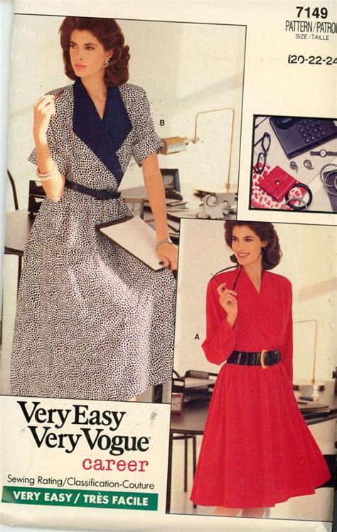 Uncut Vintage Very Easy Very Vogue Career Pattern Misses Dress