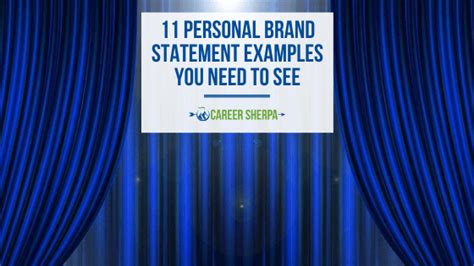 11 Personal Brand Statement Examples You Need To See