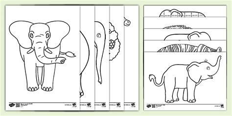 Colouring Sheets To Support Teaching On Elmer Twinkl