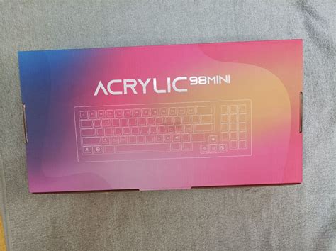 Akko Acr Mini Rgb Hot Swappable Acrylic Mechanical Keyboard Black