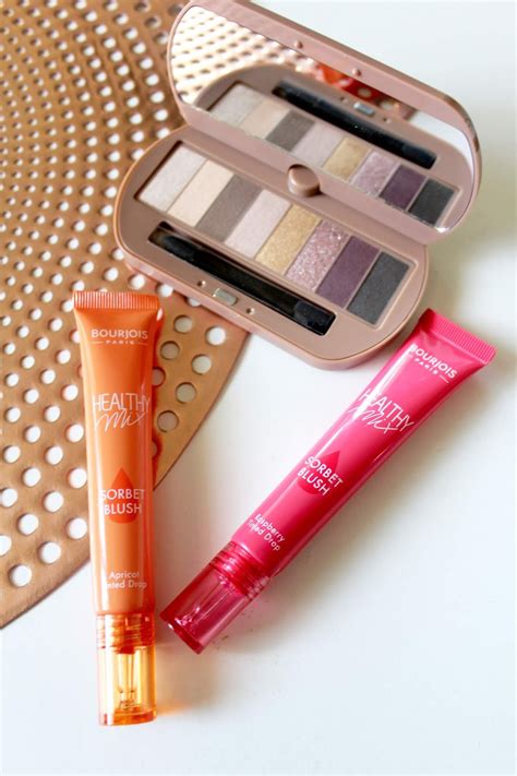 Review Bourjois Eye Catching Nude Palette And Healthy Mix Sorbet Blush