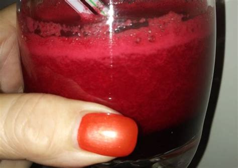 Zumo Rojo Detox Receta De Nutricion Mabel Cookpad