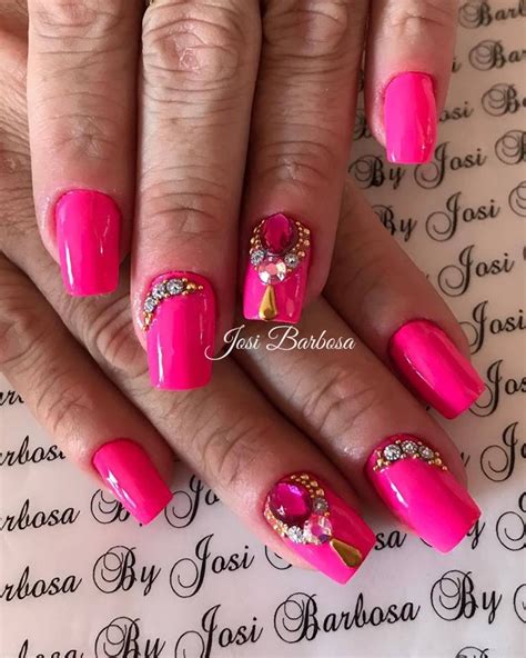 32 Modelos de unhas maravilhosas decoradas jóias