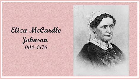 A Tuesday Tea With Eliza Mccardle Johnson A Woman Of Noble Character