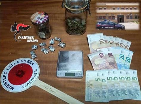 Messina Droga E Appunti Di Spaccio Sequestrati 28enne Arrestato