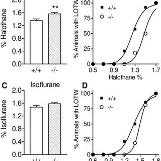 Reduced Sensitivity To Inhalation Anesthetics Halothane And Isoflurane