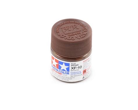 Tamiya Xf 10 Flat Brown Acrylic Paint 10ml Tam81710 Hobbytown