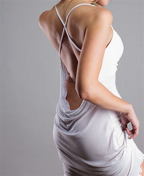 White Nightgown Backless Lingerie Dress Honeymoon Etsy