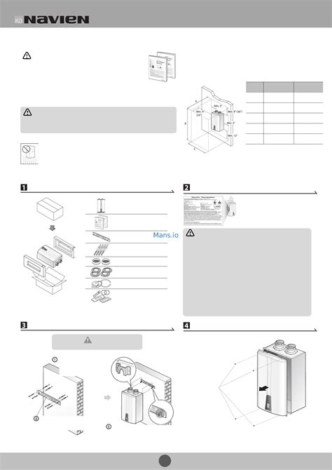 Navien Npe 240a Quick Installation Guide Online