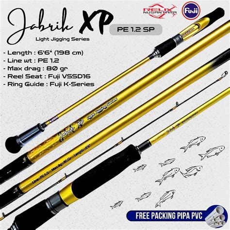 Jual Joran Relix Nusantara JABRIK XP NEW PE 0 6 0 8 1 2 2