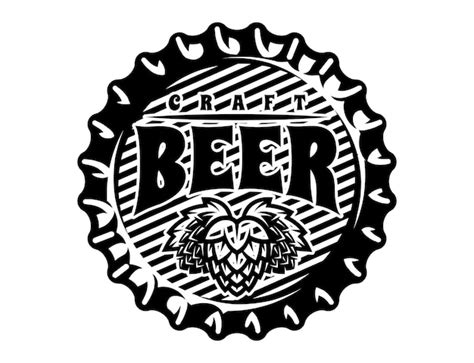 Premium Vector Vector Monochrome Illustration With Metal Caps For