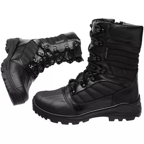 Bota Militar Acero Comando Ziper Preto Compre Agora Dafiti Brasil