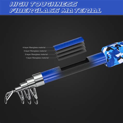 Leo Fishing Fishing Kids Fishing Pole Telescopic Fishing Rod And Reel